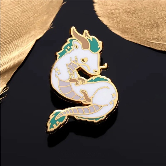 3/$15 Whimsical Dragon Enamel Pin Brooch - Picture 2 of 6